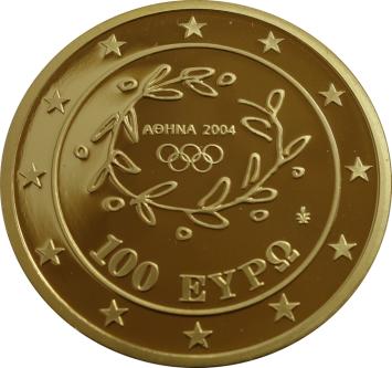 Griekenland 100 euro goud 2003 Paleis Knossos proof